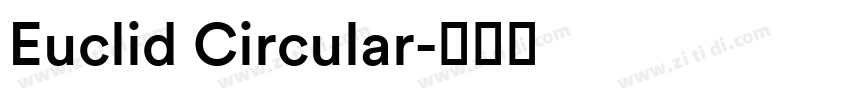 Euclid Circular字体转换